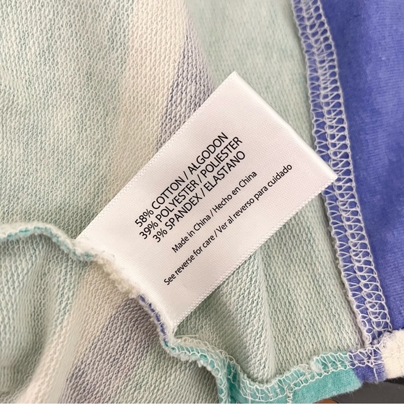 WildFox Intimates & Sleepwear Blue Stripe Pajama Top Women’s Size Medium - Picture 9 of 9